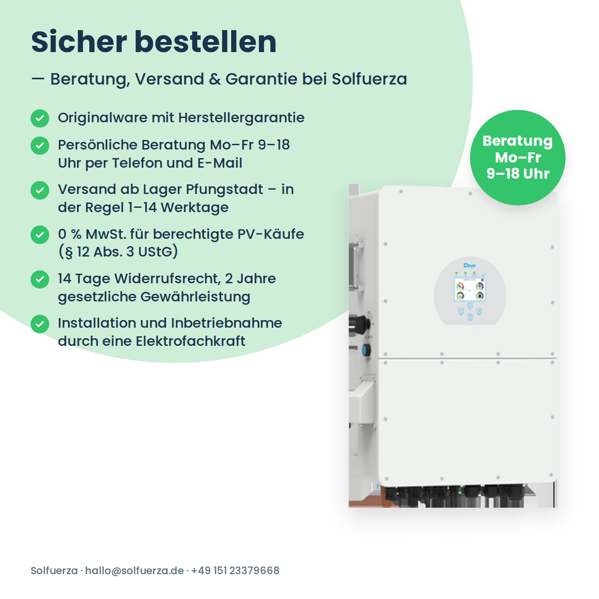 Deye SUN-29.9K-SG02HP3-EU – falownik hybrydowy 29,9 kW trójfazowy do magazynów wysokonapięciowych
