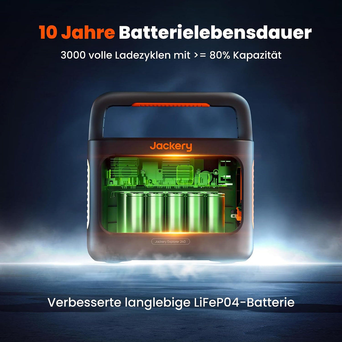 Przenośna stacja zasilania Jackery Explorer 240 v2 | 256 Wh LiFePO4, 300 W