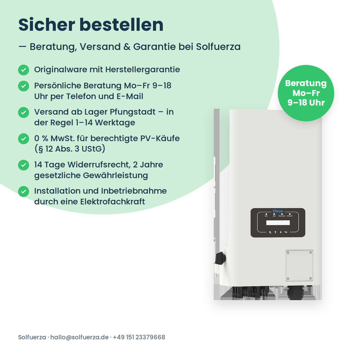 Deye SUN-30K-G04 – falownik stringowy 30 kW trójfazowy z maksymalnie 4 trackerami MPP