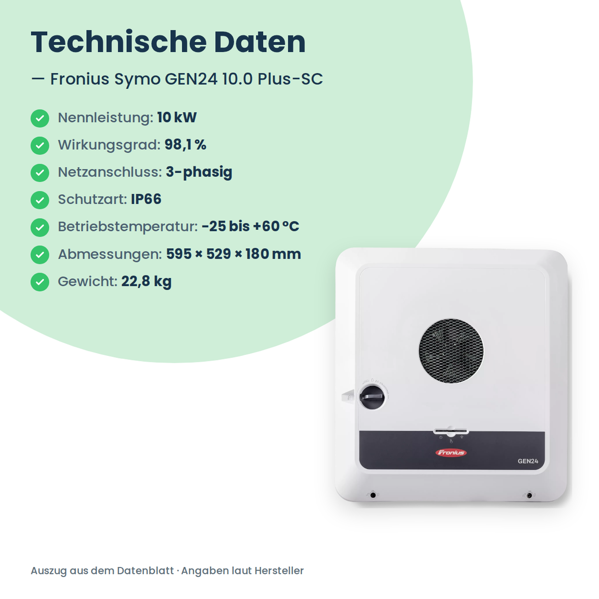 Falownik hybrydowy Fronius Symo GEN24 10.0 Plus-SC 10 kW
