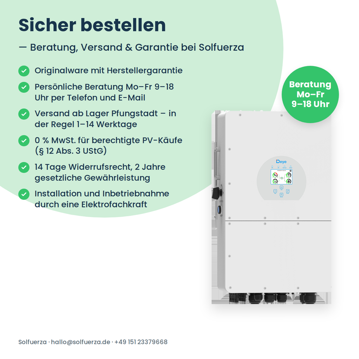 Deye SUN-25K-SG01HP3-EU – falownik hybrydowy 25 kW trójfazowy do magazynów wysokonapięciowych