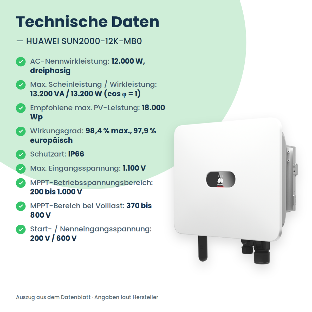 Falownik hybrydowy HUAWEI SUN2000-12K-MB0 12 kW