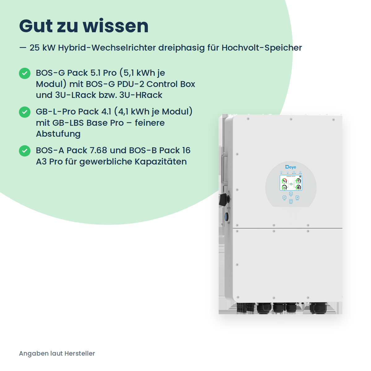 Deye SUN-25K-SG01HP3-EU – falownik hybrydowy 25 kW trójfazowy do magazynów wysokonapięciowych