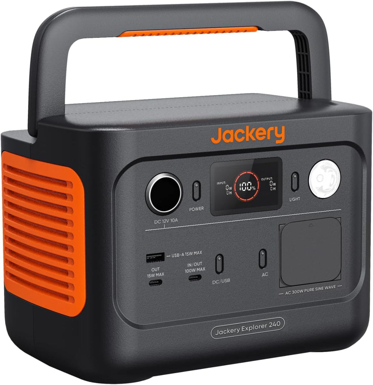 Przenośna stacja zasilania Jackery Explorer 240 v2 | 256 Wh LiFePO4, 300 W