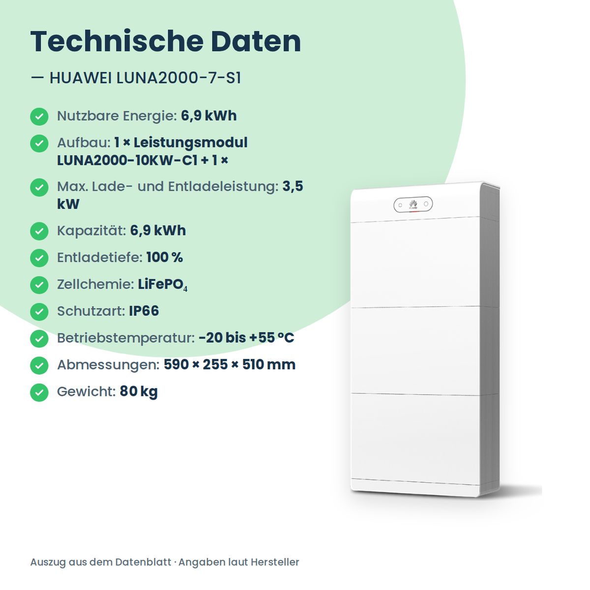 Magazyn energii HUAWEI LUNA2000-7-S1 7 kWh