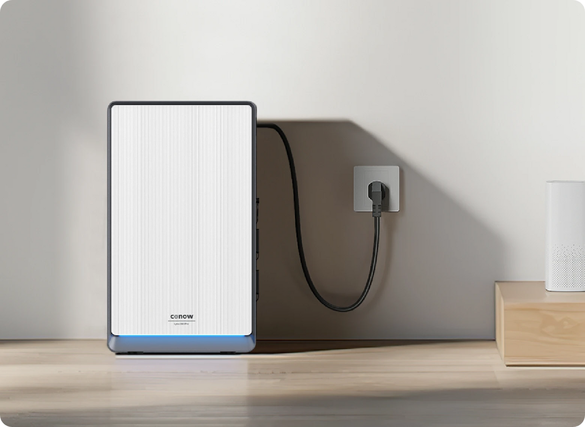 Conow Lyra 2500 AC – magazyn AC 2,56 kWh do doposażenia, 1.500 W zasilania awaryjnego