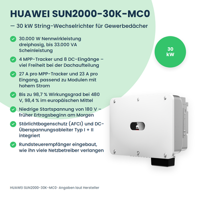 Falownik stringowy HUAWEI SUN2000-30K-MC0 30 kW