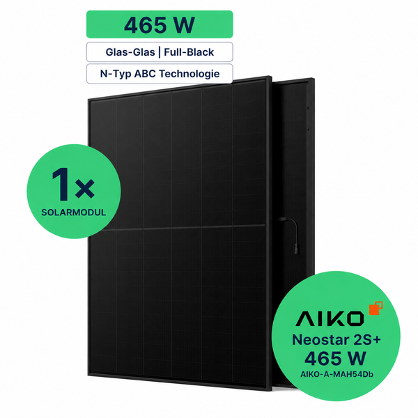 Moduł solarny AIKO Neostar 2S+ 465 W szkło-szkło, Full Black