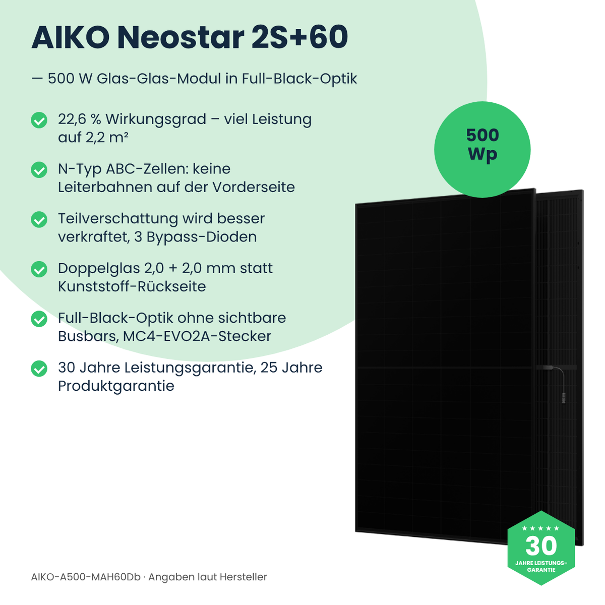 AIKO Neostar 2S+60 500 W – Vorteile im Überblick