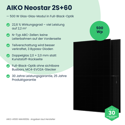 AIKO Neostar 2S+60 500 W – Vorteile im Überblick