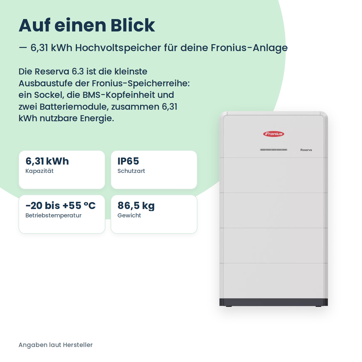 Magazyn energii Fronius Reserva 6.3 6,31 kWh