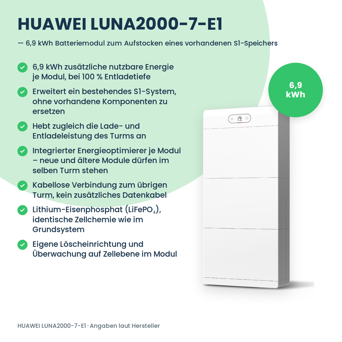 Moduł baterii HUAWEI LUNA2000-7-E1 7 kWh
