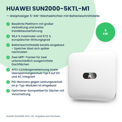 Falownik hybrydowy HUAWEI SUN2000-5KTL-M1 5 kW