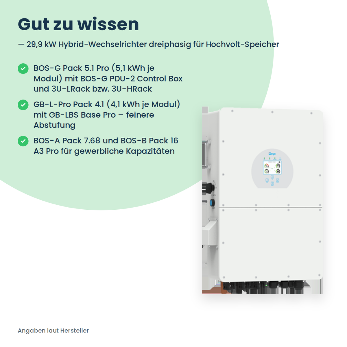 Deye SUN-29.9K-SG02HP3-EU – falownik hybrydowy 29,9 kW trójfazowy do magazynów wysokonapięciowych