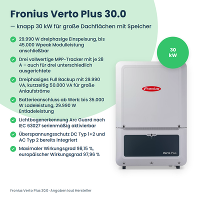 Falownik hybrydowy Fronius Verto Plus 30.0 30 kW