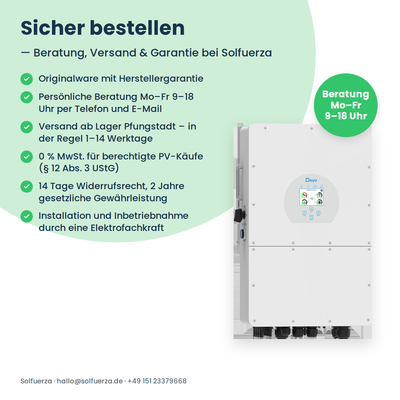 Deye SUN-10K-SG01HP3-EU-DM2 – falownik hybrydowy 10 kW trójfazowy do magazynów wysokonapięciowych