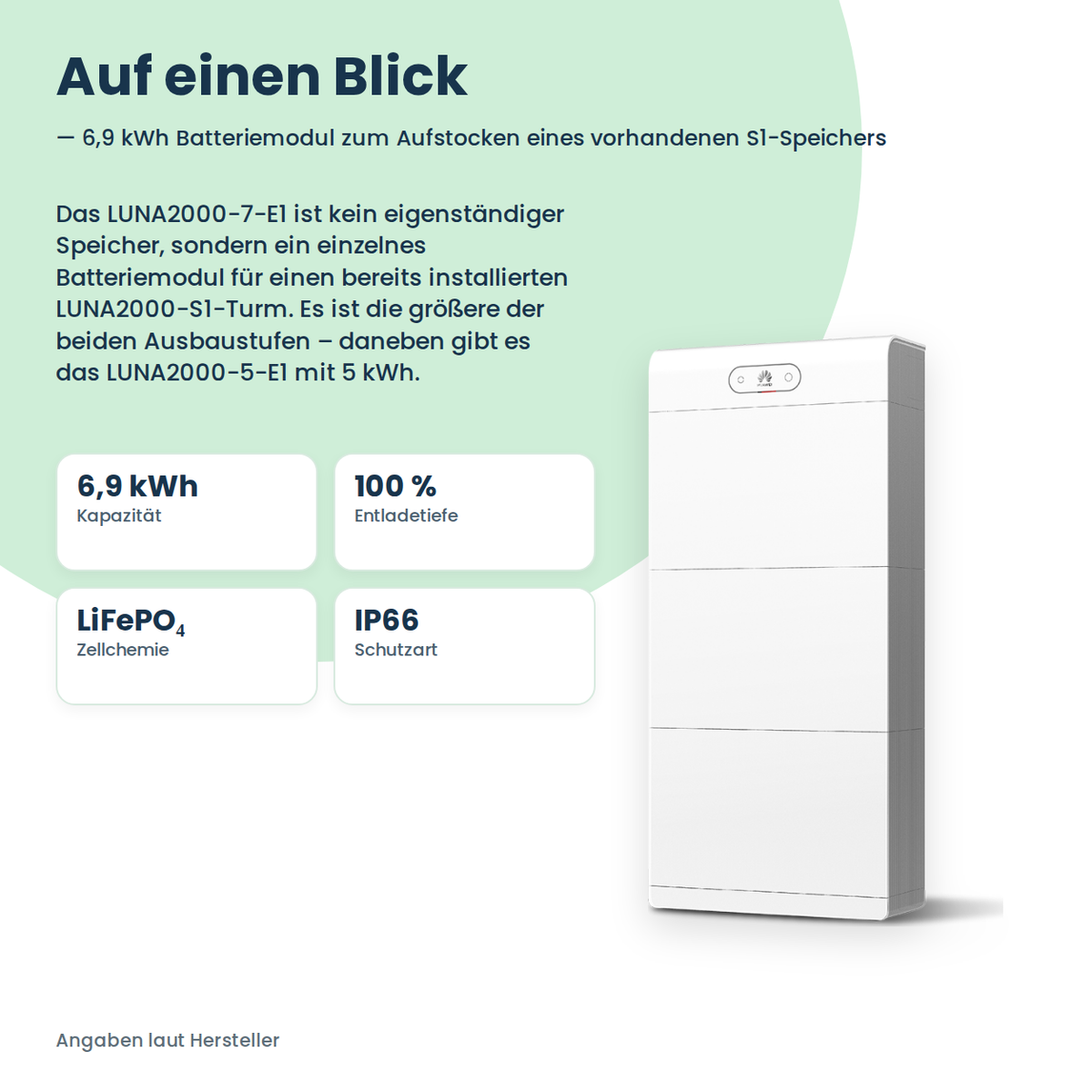Moduł baterii HUAWEI LUNA2000-7-E1 7 kWh
