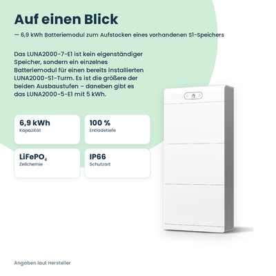 Moduł baterii HUAWEI LUNA2000-7-E1 7 kWh
