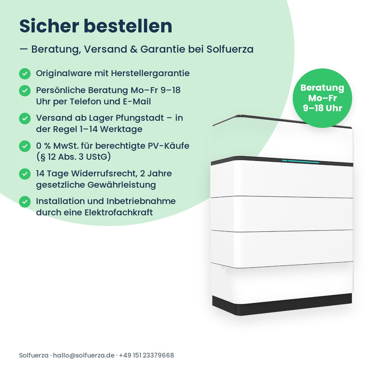Wysokonapięciowy magazyn energii Sungrow SBH300 30,0 kWh