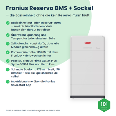 Fronius Reserva BMS + podstawa
