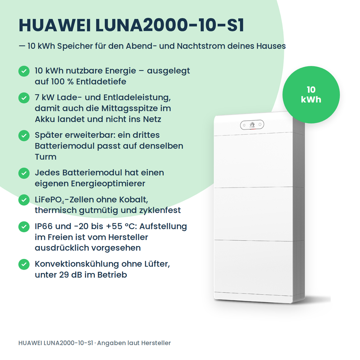 Magazyn energii HUAWEI LUNA2000-10-S1 10 kWh