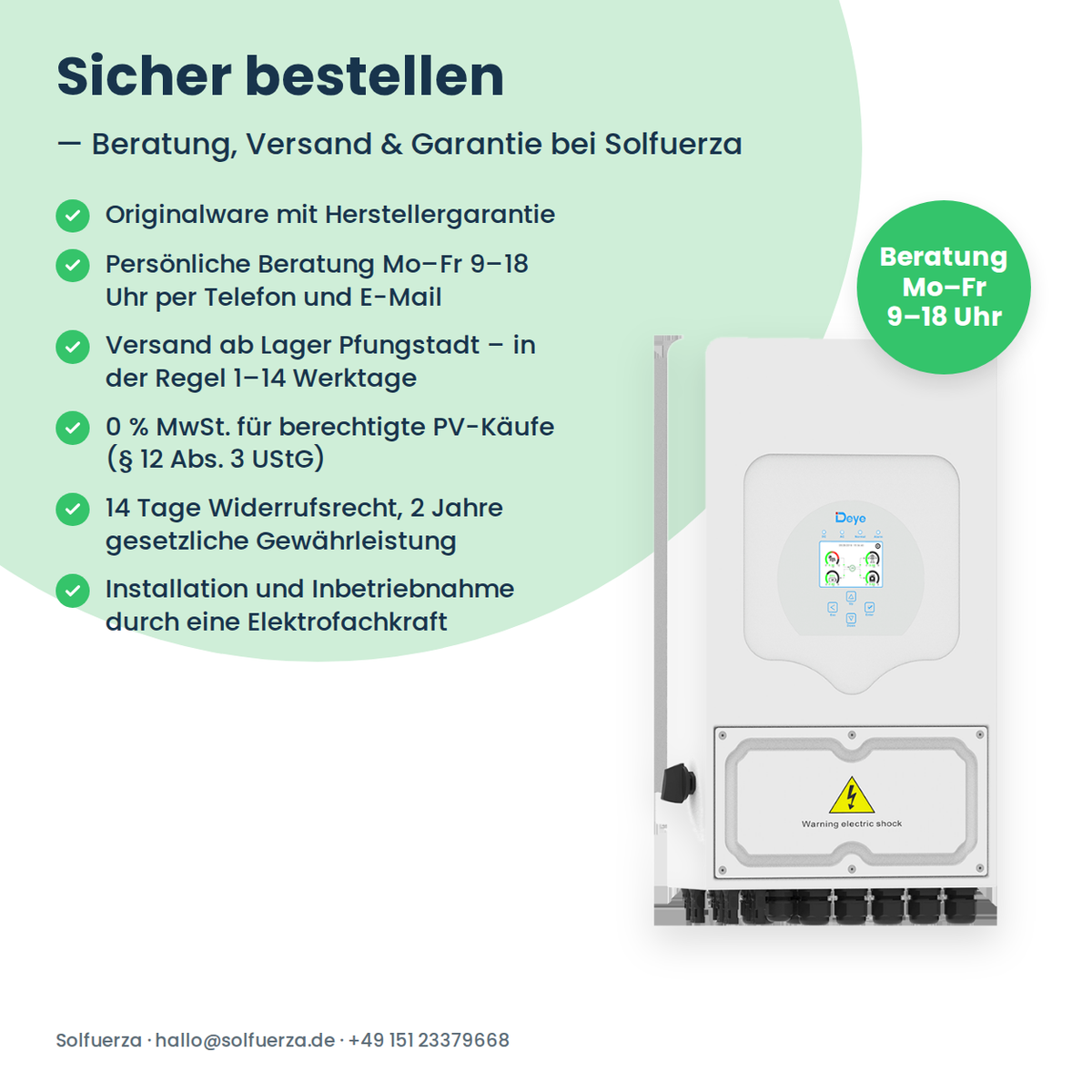 Deye SUN-3.6K-SG05LP1-EU-PLUS – falownik hybrydowy 3,6 kW jednofazowy do magazynów niskonapięciowych