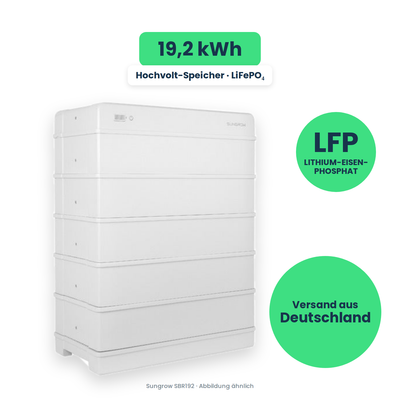 Sungrow SBR192 – Hochvolt-Speicher, freigestellt